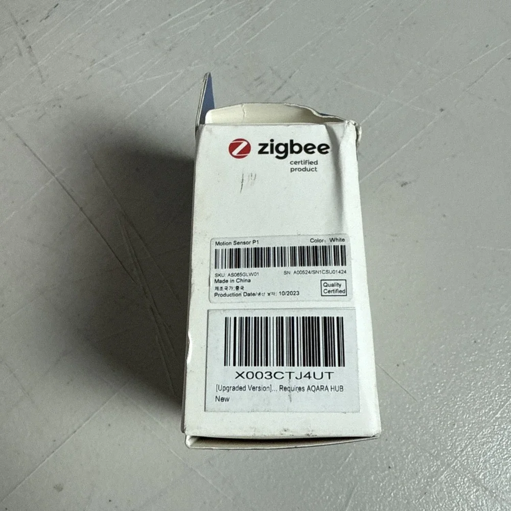 Aqara Motion Sensor P1 Requires AQARA HUB 5-Year Battery Life